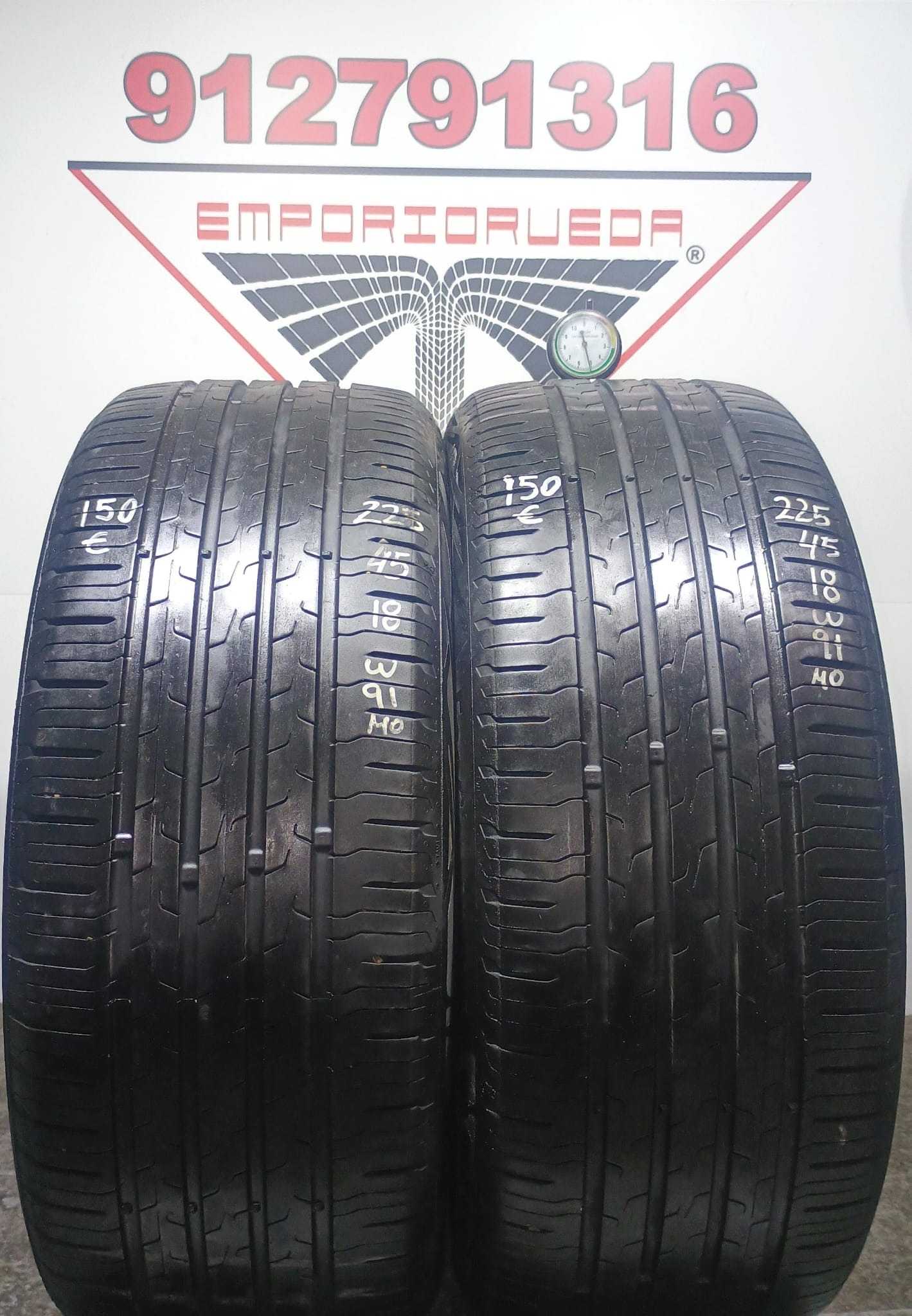 CONTINENTAL ECOCONTACT 6 USADO  225/45 R18 91 W